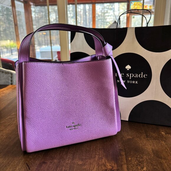 kate spade Handbags - Kate Spade Knott Convertible Carryall Medium Crossbody Tote Purse NWT Wisteria